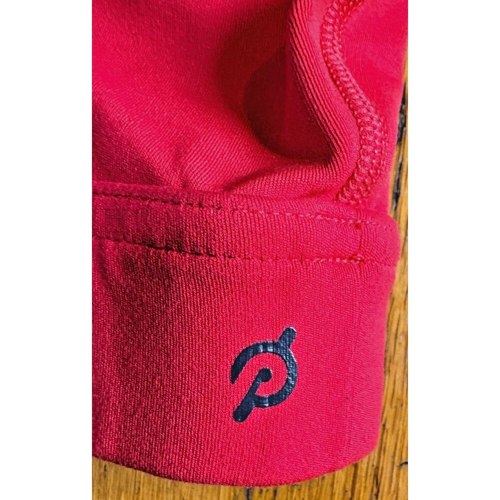 Peloton Sports Bra Medium Red Racerback Medium Support Gym Workout - Picture 7 of 9